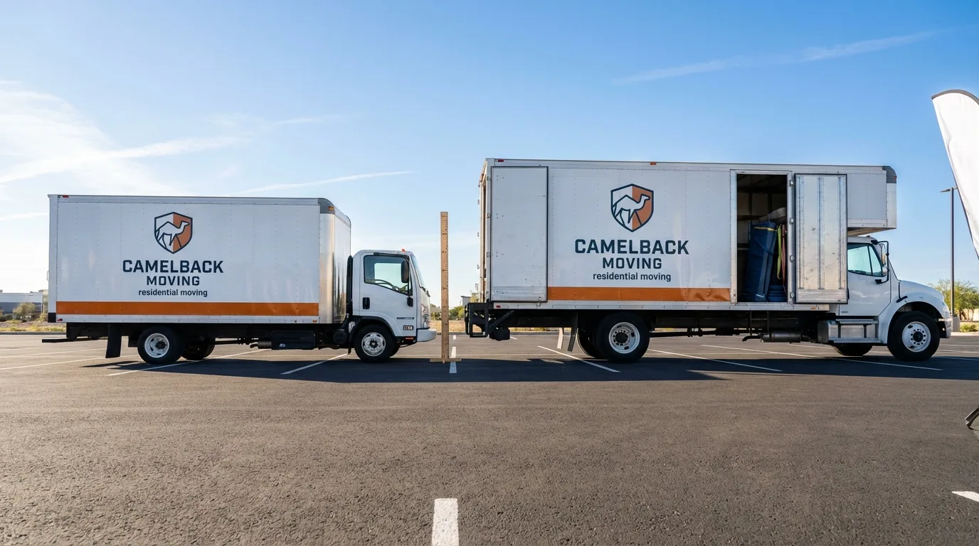 Moving truck size capacity guide in Amagansett